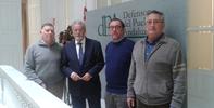 Reunion del Defensor con la AAVV "Playa Laguna" de Chipiona (Cádiz)