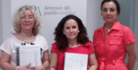 [4-7-2013] Entrega de firmas por la continuidad de la residencia de mayores de la Línea de la Concepción (Cádiz)