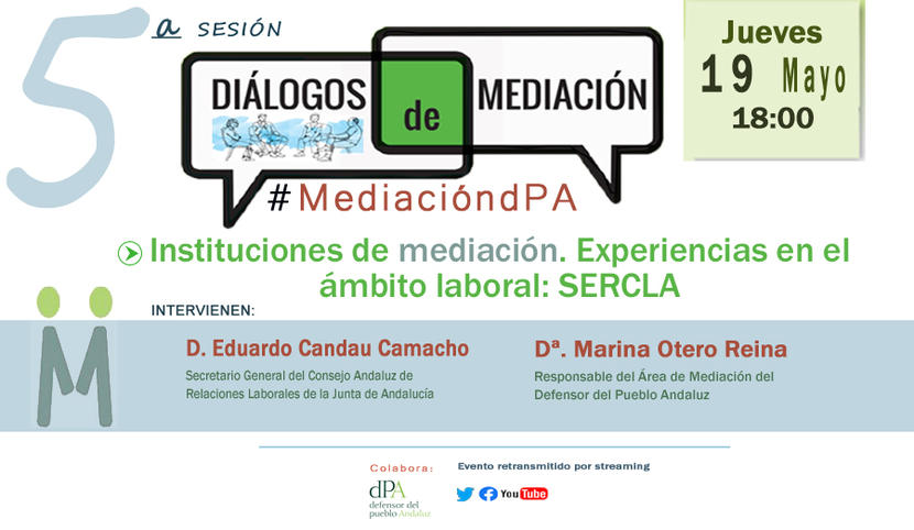 Diálogos de Mediación. Mayo 2022