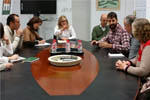 Reunión con representantes sindicales, familiares de usuarios y trabajadores del CENTRO POLIVALENTECONF-COCEMFE Reunión con representantes sindicales, familiares de usuarios y trabajadores del CENTRO POLIVALENTECONF-COCEMFE