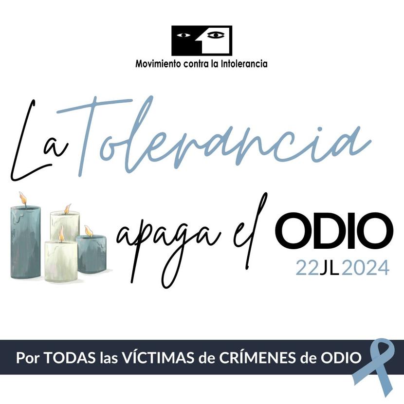 Conmemoramos el Día Europeo de las Víctimas de los Crímenes de Odio: la tolerancia apaga el odio