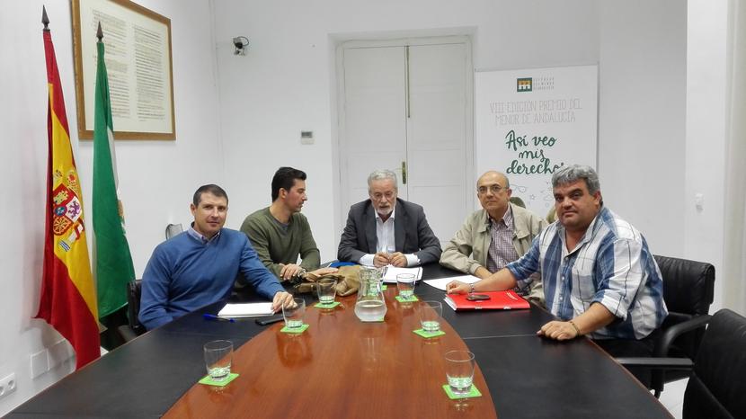 Reunión con empleados de la Base de Morón Reunión con empleados de la Base de Morón
