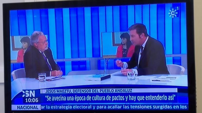 10 h: Entrevista en "La Tertulia", de Canal Sur TV