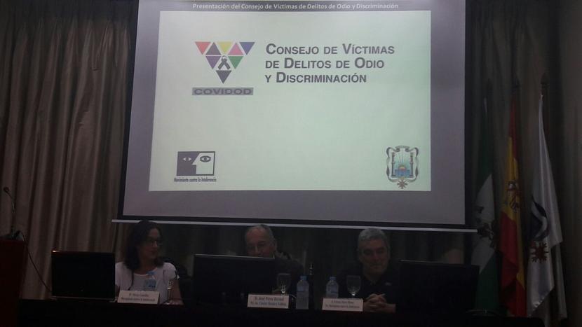 Presentación en Sevilla del Consejo de víctimas de delitos de odio. Presentación en Sevilla del Consejo de víctimas de delitos de odio.