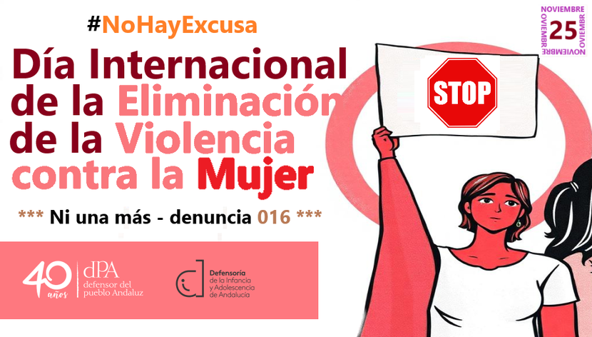 El Defensor del Pueblo andaluz alienta a las mujeres que sufren violencia a denunciar esas situaciones