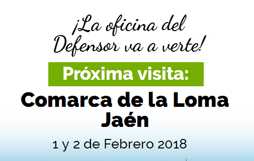 La Oficina de Atención Ciudadana del Defensor estará en la Comarca de La Loma (Jaén) los días 1 y 2 de febrero La Oficina de Atención Ciudadana del Defensor estará en la Comarca de La Loma (Jaén) los días 1 y 2 de febrero