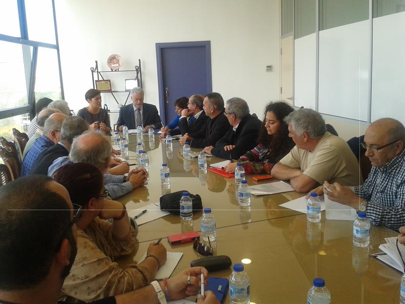 Reunión con colectivos de La Línea (Cádiz)