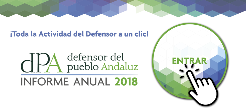 11.15 h: Entrega del Informe Anual 2018 del dPA a la Presidenta del Parlamento de Andalucía.