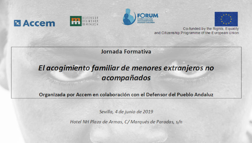 Taller formativo sobre el acogimiento familiar de menores no acompañados. Sevilla Taller formativo sobre el acogimiento familiar de menores no acompañados. Sevilla