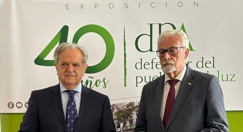 La Diputación de Córdoba acoge la exposición del Defensor del Pueblo Andaluz conmemorativa de sus 40 años de defensa de derechos 